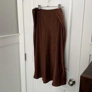 BANANA REPUBLIC SKIRT, brown - 31”